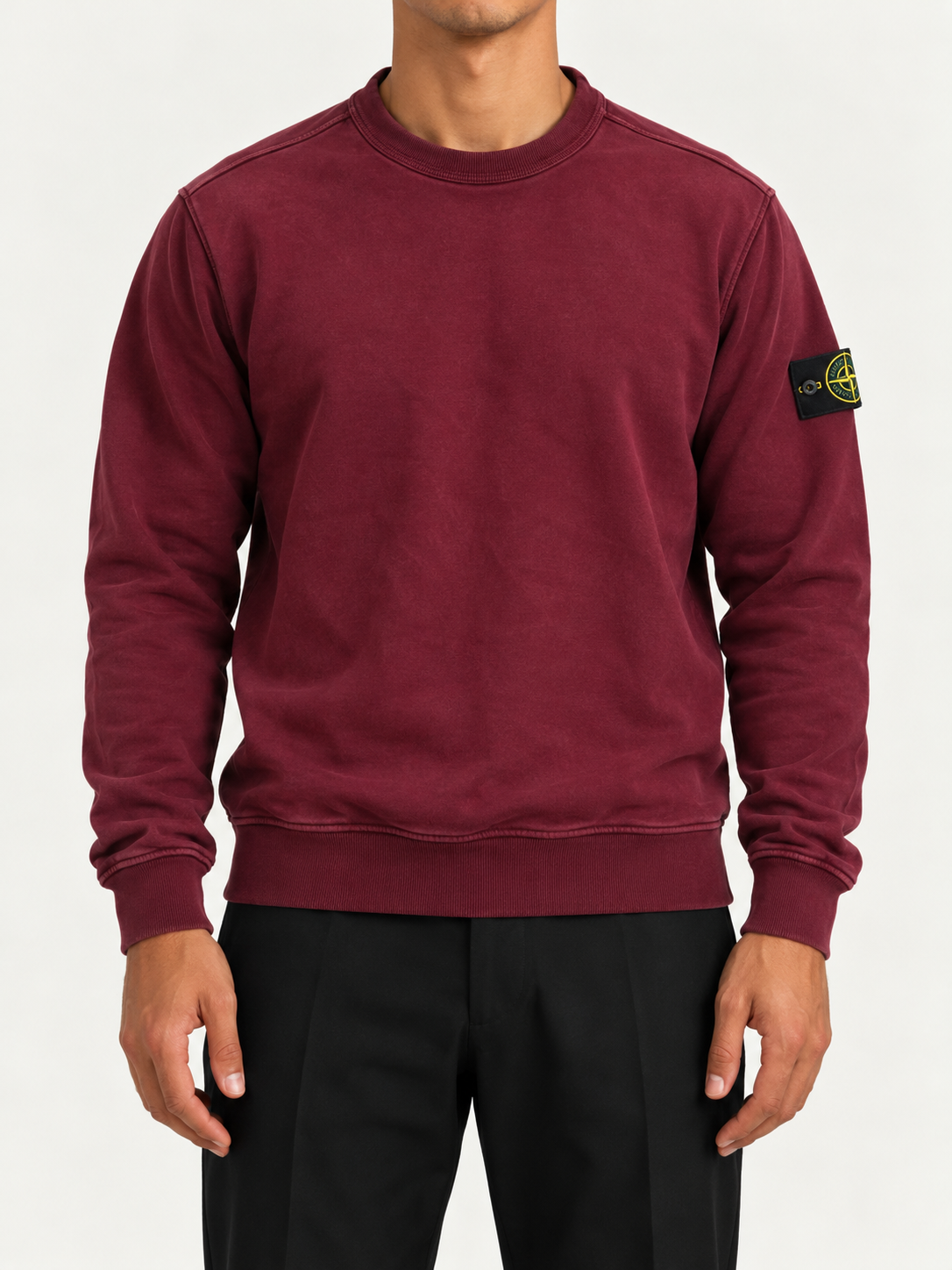 Stone Island Sweater Rot S ( Fittet wie M )