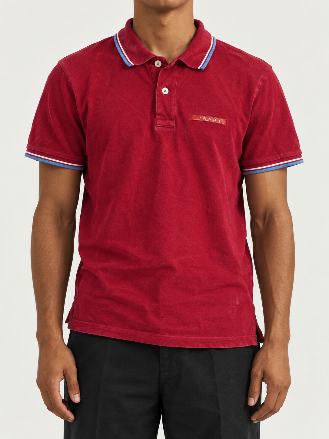 Prada Poloshirt rot M