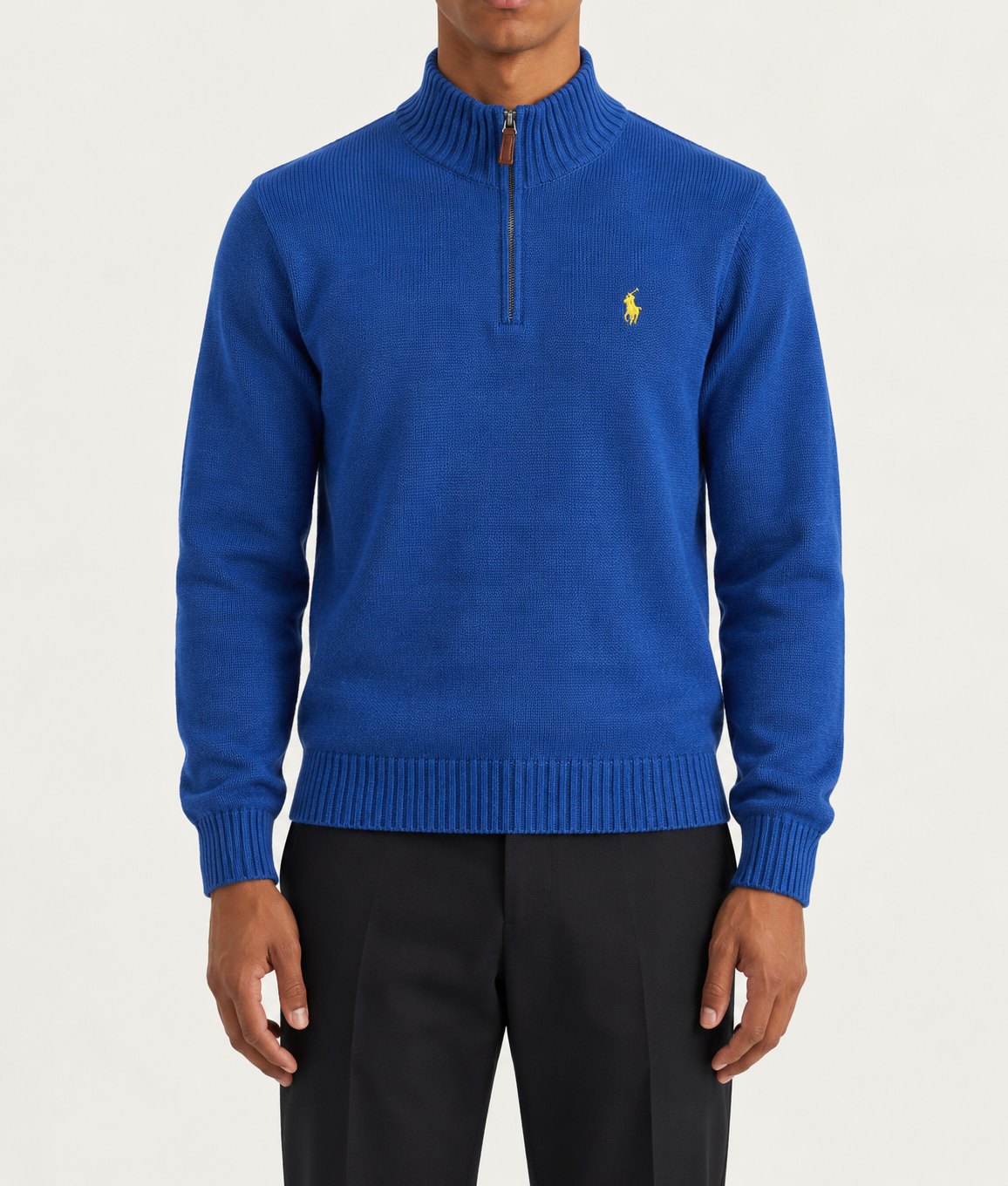 Ralph Lauren Half-Zip blau M