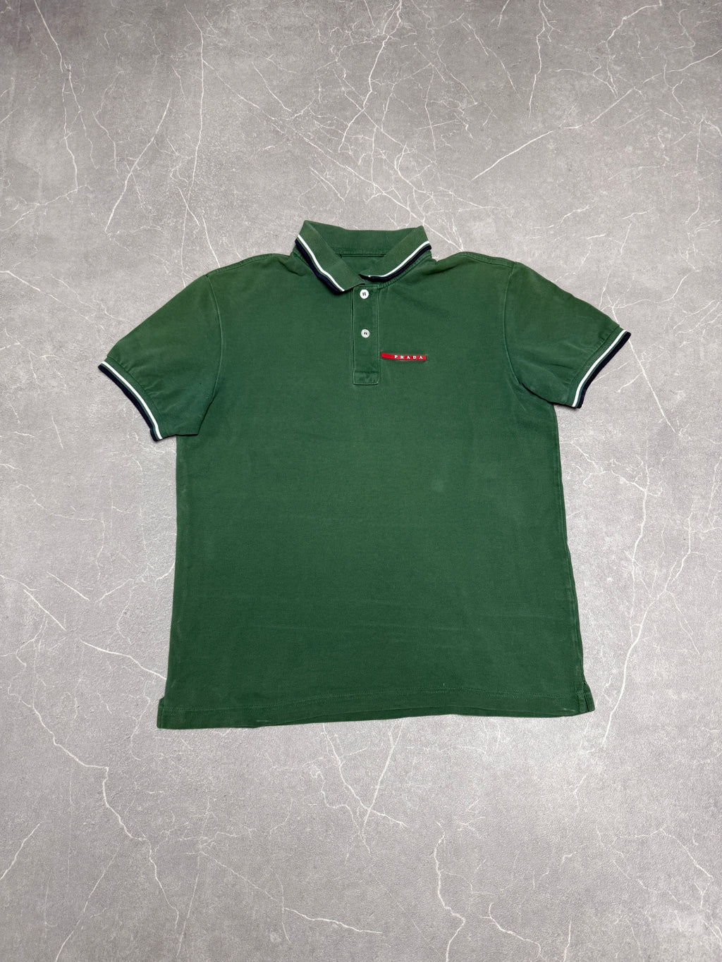 Prada Polo dunkelgrün M