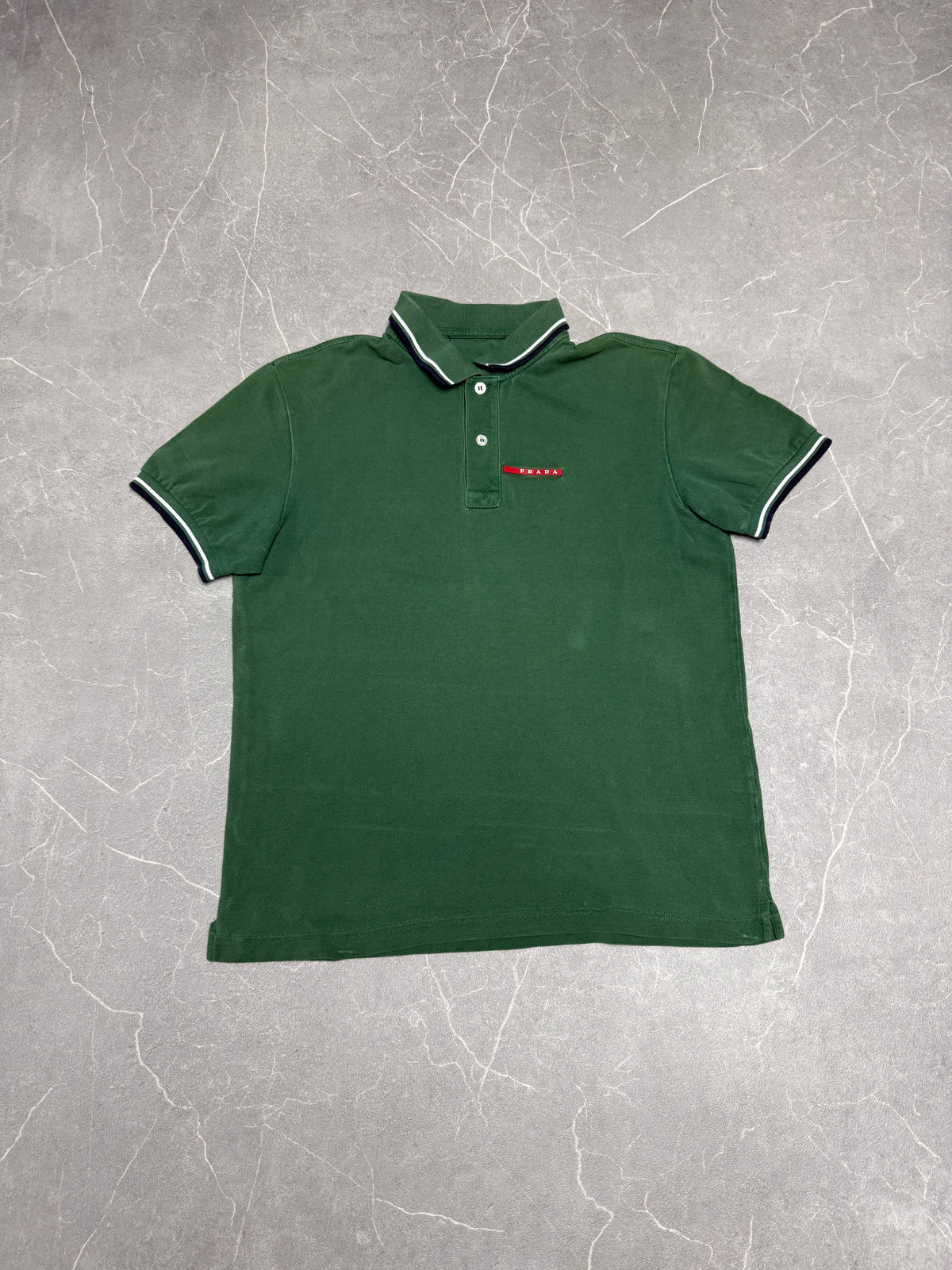Prada Polo dunkelgrün M